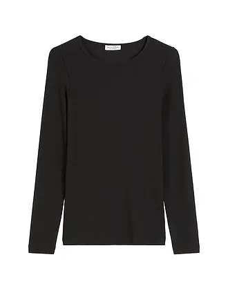 MARC O'POLO | Langarmshirt | schwarz